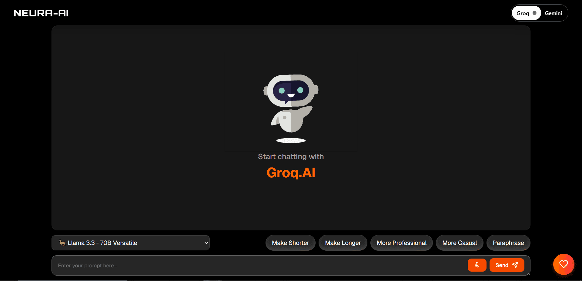 Neura-AI - AI Chatbot