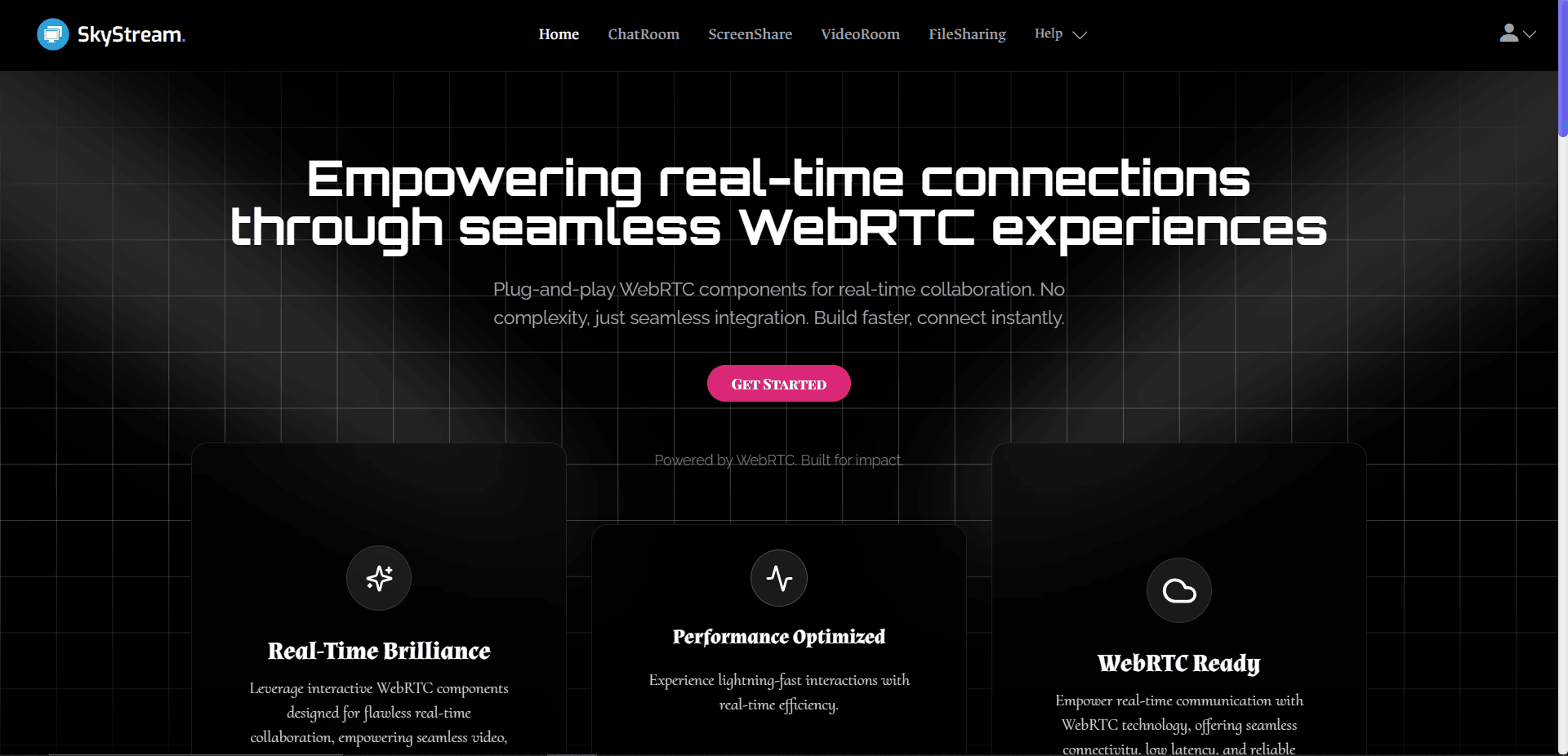 SkyStream - WebRTC Platform